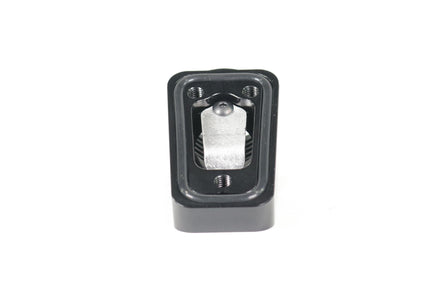 Motion Raceworks Billet Valve Cover Breather / Oil Drain Black Anodized (Single) 32-120BLK-S-Motion Raceworks-Motion Raceworks