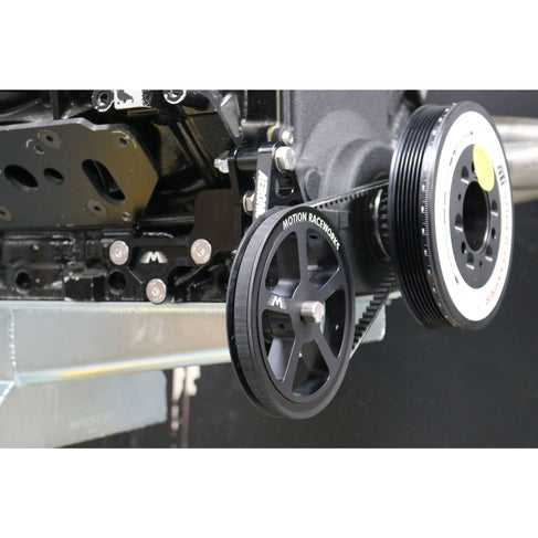 Motion Raceworks Passenger Side Cable Drive LS Mechanical Fuel Pump Bracket Corvette Spacing-Motion Raceworks-Motion Raceworks