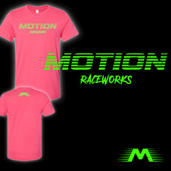 Discontinued: Pink 80's Fade Shirt XS-4XL 96-135-Motion Raceworks-Motion Raceworks
