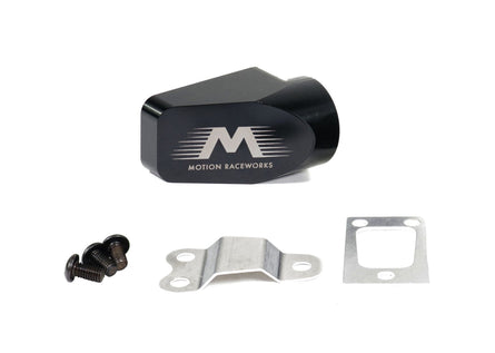 Motion Raceworks Billet Valve Cover Breather / Oil Drain Black Anodized (Single) 32-120BLK-S-Motion Raceworks-Motion Raceworks