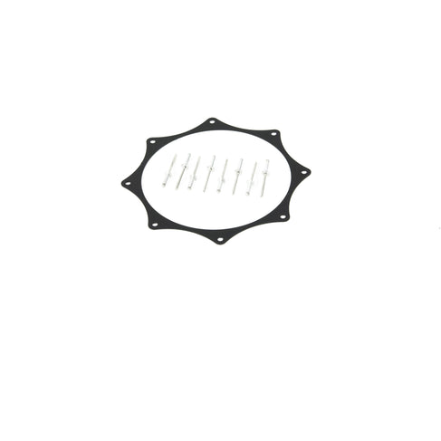 Black Anodized Exhaust Trim Ring (Single, 3"-5")-Motion Raceworks-Motion Raceworks