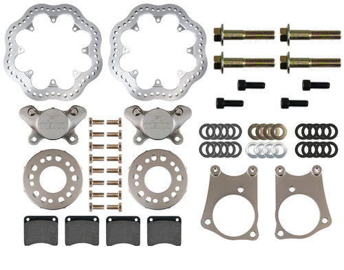 97-13 Corvette C5/C6 Front Drag Racing Brakes (Reuses Factory Hubs) 001-0246-TBM Brakes-Motion Raceworks