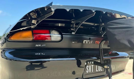 1993-2002 4th Gen Camaro 15" Strutless Drag Wing w/ Adjustable Wicker 31-180-Motion Raceworks-Motion Raceworks