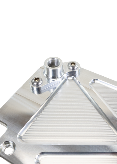 Motion Billet Gen 4 Billet Valley Cover Oil Pressure Port 10-10034 - Motion Raceworks