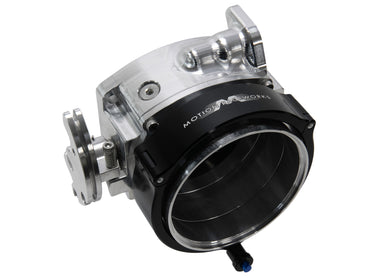 ICON 102/105mm Cable Drive Throttle Body (Bare Finish) w/ Interchangeable Connection - Motion Raceworks