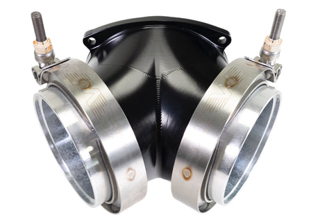 Attachment Only: Billet Y w/ 3" V-Bands for ICON 102mm - 10-14008BLK