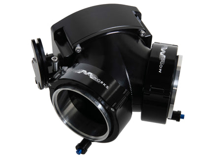 ICON Race 102/105mm Cable Drive Throttle Body (Black) w/ Interchangeable Connection