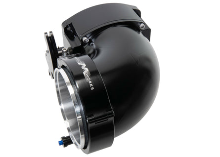 ICON Race 102/105mm Cable Drive Throttle Body (Black) w/ Interchangeable Connection