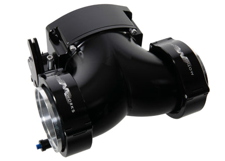 ICON Race 102/105mm Cable Drive Throttle Body (Black) w/ Interchangeable Connection