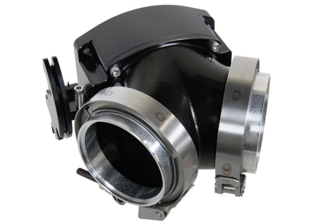 ICON Race 102/105mm Cable Drive Throttle Body (Black) w/ Interchangeable Connection