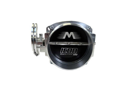 ICON Race 102/105mm Cable Drive Throttle Body (Bare Finish) w/ Interchangeable Connection - Motion Raceworks