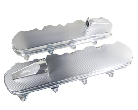 LT Race Billet Valve Covers w/ Motion Quick Release Breathers 11-170 - Motion Raceworks