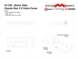 Motion Raceworks Billet Coyote Valve Covers - Motion Raceworks