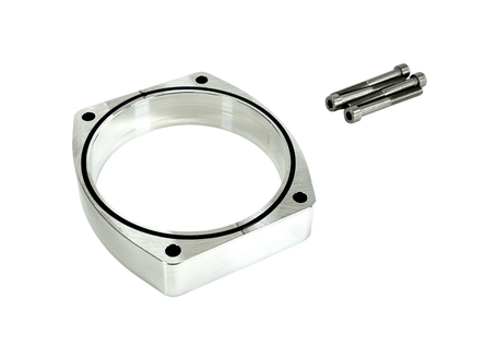102mm 1" Throttle Body Spacer (LS 4-Bolt Pattern) BARE - Motion Raceworks