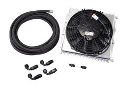Stock Powerglide Trans Cooler Kit w/ Fan & Fragola Lines/Fittings