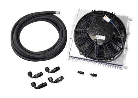 Stock Powerglide Trans Cooler Kit w/ Fan & Fragola Lines/Fittings