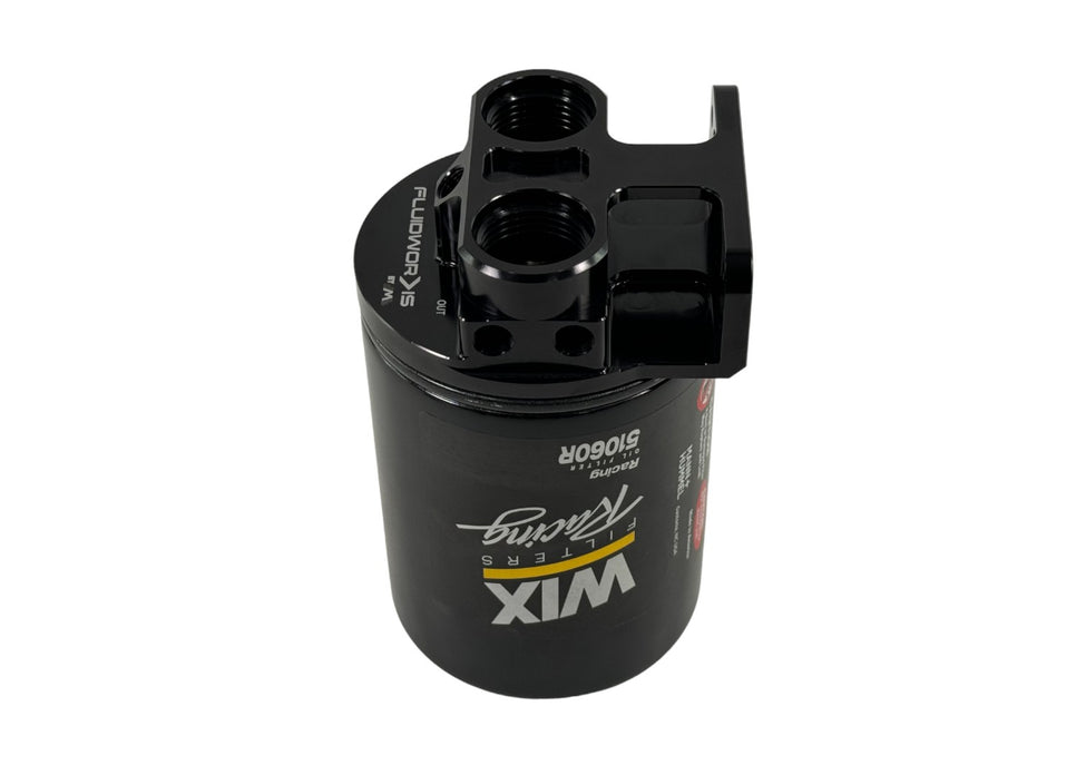 Fluidworks Remote Oil Filter- Top Load – Motion Raceworks