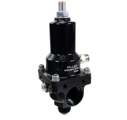 Fluidworks 7-20 GPM Fuel Pressure Regulator 180 Degree - Motion Raceworks