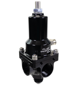 Fluidworks 7-20 GPM Fuel Pressure Regulator 90 Degree - Motion Raceworks