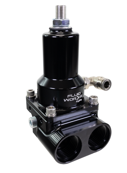 Fluidworks 7-20 GPM Fuel Pressure Regulator Front Loader - Motion Raceworks