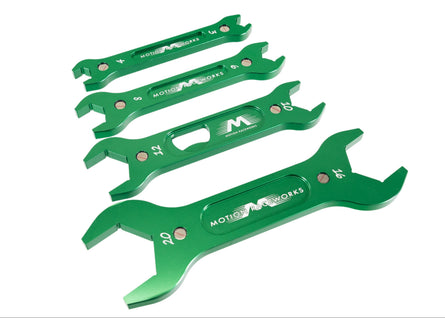 Motion Raceworks Anodized Billet AN wrench full set: 3AN to 20AN 34-101