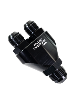 12AN TO DUAL 10AN Y FITTING - Motion Raceworks