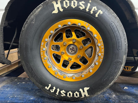 1999-18 Silverado Rear Drag Brake Kit F3 4 Piston Calipers 6 x 5.5 BC (Big Ford New / Late / Torino Housing Ends) 001-0187A6-1-TBM Brakes-Motion Raceworks