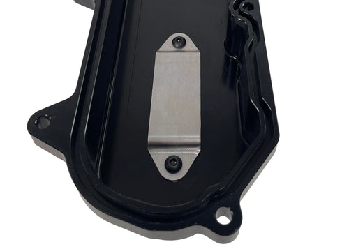 Motion Performance Rear End Cover Gen V LT Race Black Anodized Billet Valve Covers w/ Motion Quick Relea ...