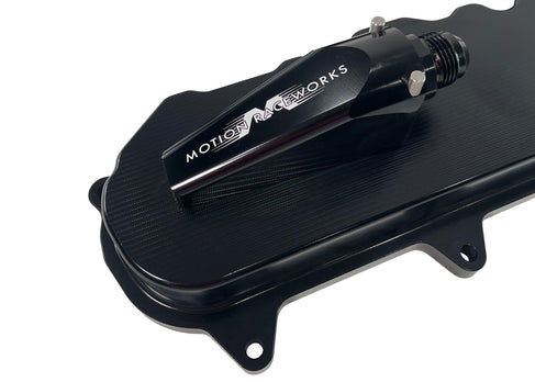 Gen V LT Race Black Anodized Billet Valve Covers w/ Motion Quick Relea ...