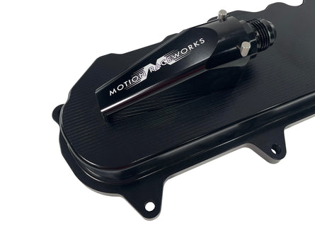 Gen V LT Race Black Anodized Billet Valve Covers w/ Motion Quick Release Breathers 11-170BLK-Motion Raceworks-Motion Raceworks