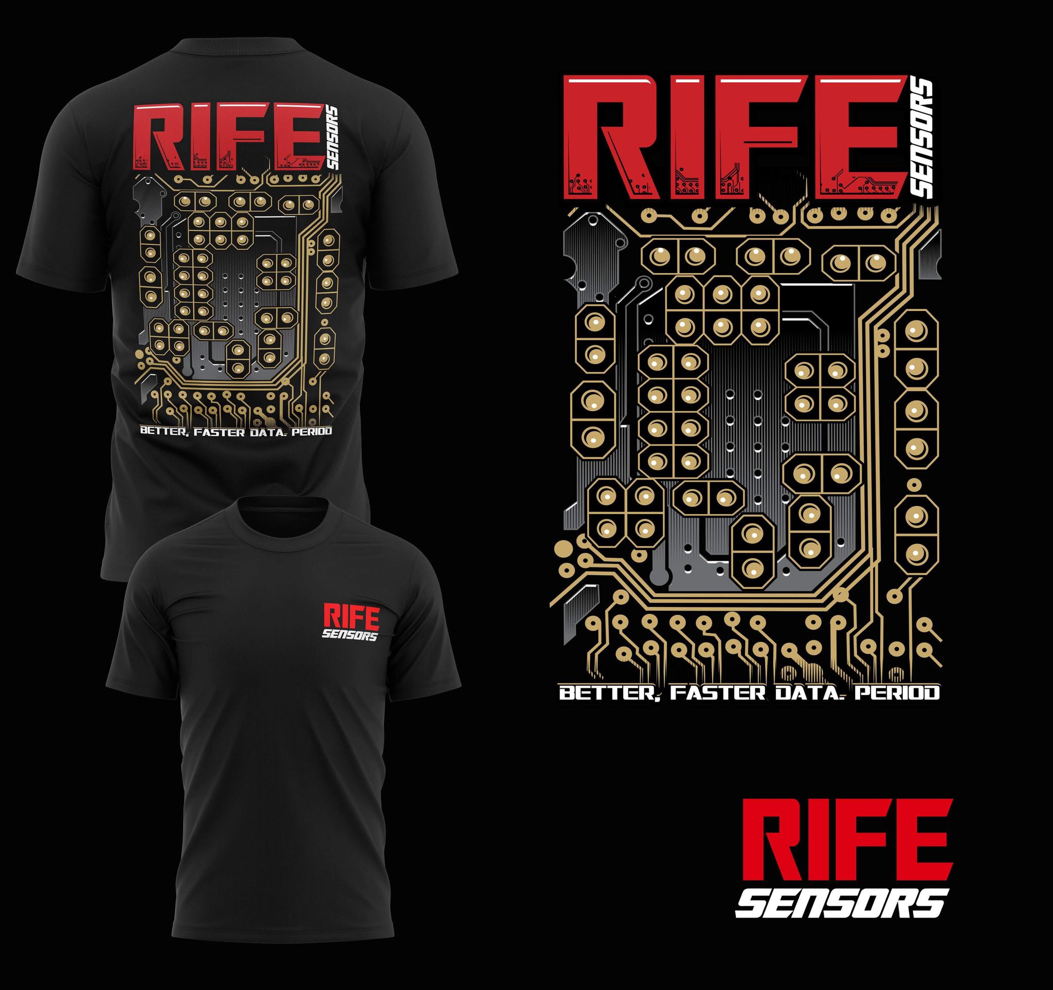 Rife Sensor Shirt 96 143 Small 4XL Motion Raceworks