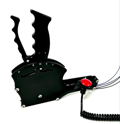 Operator Series Driver Side (LH) Button Mount for Rear Exit Cable Shifter - Motion Raceworks