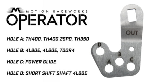 gear bracket Operator Series New Bent Transmission Gear Selector Bracket 16-11044
