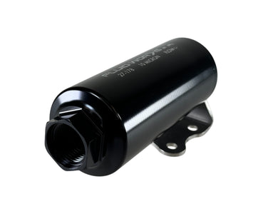 Fluidworks 6GPM Compact 10ORB Post Fuel Filter w/ Mount (10 Micron) - Motion Raceworks