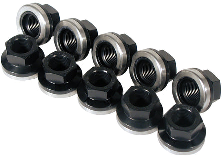 Aluminum Bearing Washer Lugnut 3/8" Grip 10 pack - Motion Raceworks