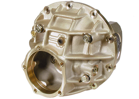 9" Ford Aluminum Thru Bolt Case 3.812" Bearing w/ Alumimum Caps (Gold Finish)