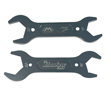 Shadow 3.0 Stevie Fast Edition Billet AN wrench set w/ signed metal Hero Card (100 sets only) - Motion Raceworks
