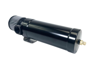 1 Qt XL Top Loader Billet Internally Baffled Oil Catch Can ( Single 12 AN Port ) - Motion Raceworks