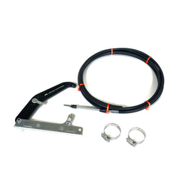 Motion Raceworks Black Billet Parachute Handle Release Lever & Cable Mount Kit 14-020BLK
