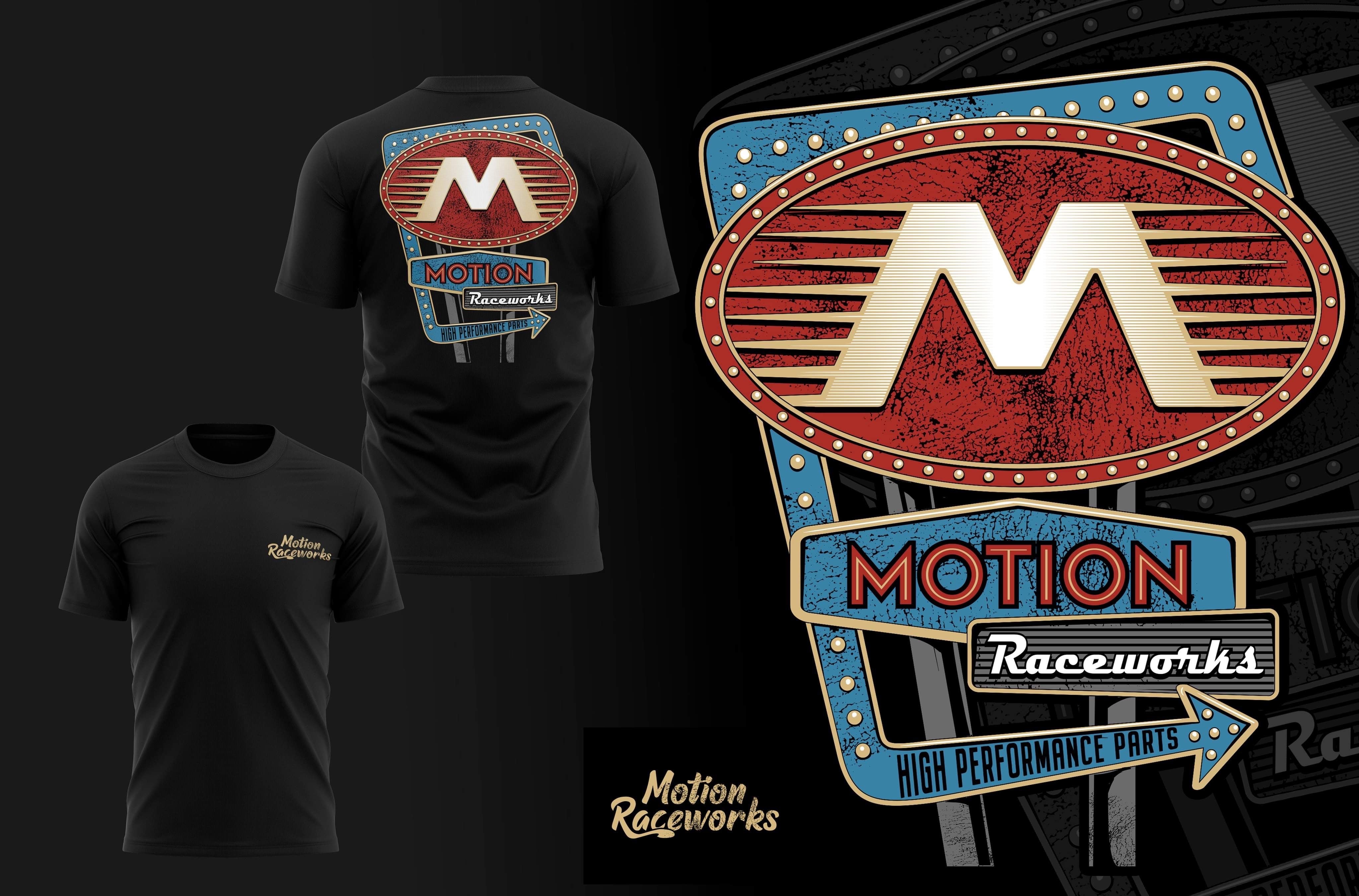 Motion Drive In Retro Shirt 96-142 Small - 4XL – Motion Raceworks