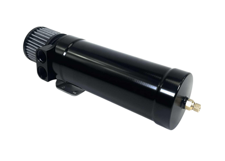 1 Qt XL Top Loader Billet Internally Baffled Oil Catch Can (Dual 10AN Port) - Motion Raceworks