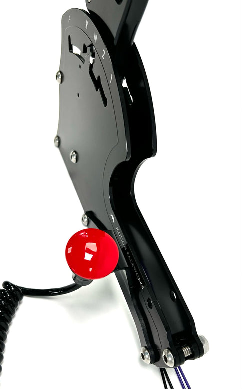 Operator Series Driver Side (LH) Button Mount for Rear Exit Cable Shifter - Motion Raceworks