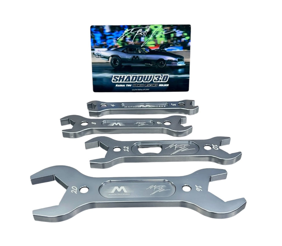 Shadow 3.0 Stevie Fast Edition Billet AN wrench set w/ signed metal He ...