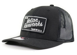 Motion Heritage Hat Black/Black Snapback XL (Extra Large)