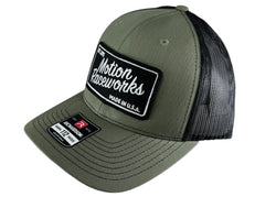 Motion Heritage Hat Dark Green/Black Snapback – Motion Raceworks