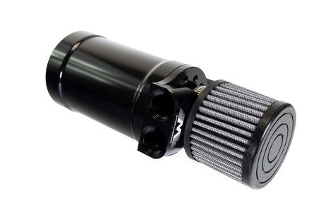 Top Loader Billet Internally Baffled Oil Catch Can (Dual 10AN Port)