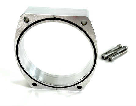102mm 1" Throttle Body Spacer (LS 4-Bolt Pattern) BARE - Motion Raceworks