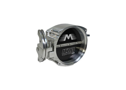 ICON Race 102/105mm Cable Drive Throttle Body (Bare Finish) w/ Interchangeable Connection - Motion Raceworks