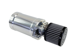 Motion Raceworks Top Loader Billet Oil Catch Can Bare Aluminum ( Single 12 AN Port )