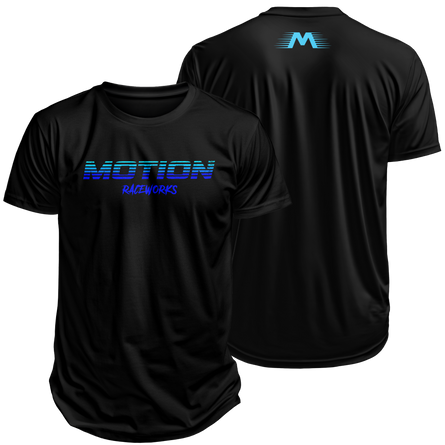 Blue Fade Motion Raceworks Shirt - Motion Raceworks